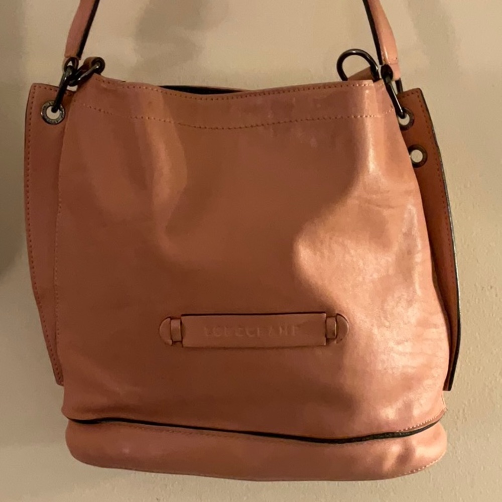 Longchamp Rose Leather Women's Bag